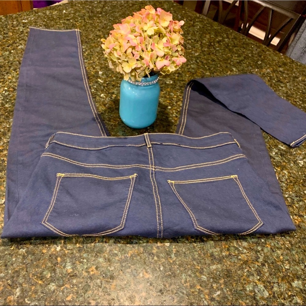 Women’s Skinny Jeans denim stretch pants pockets